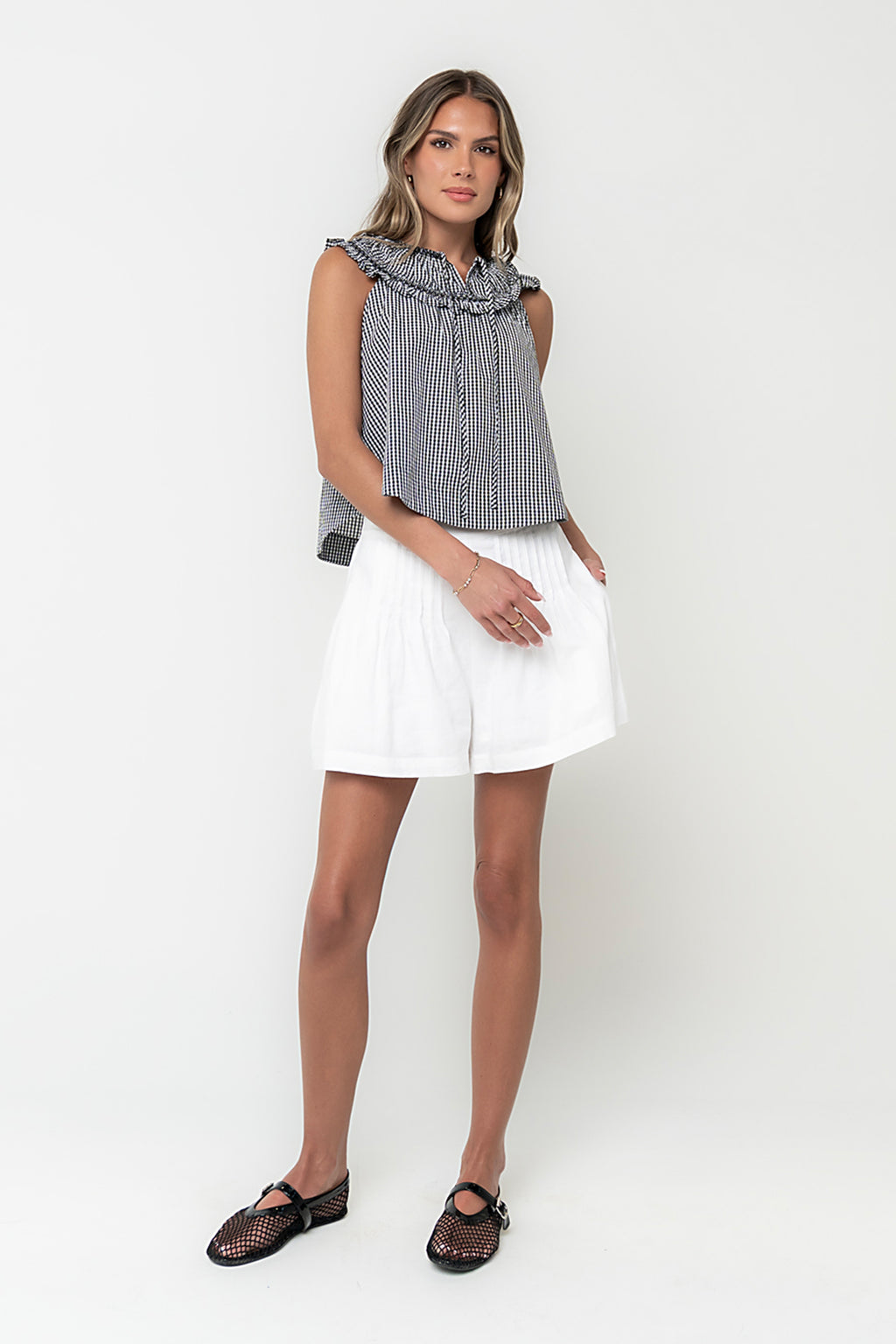 Rylie Gingham Blouse