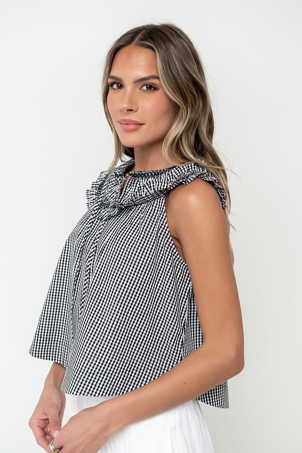 Rylie Gingham Blouse