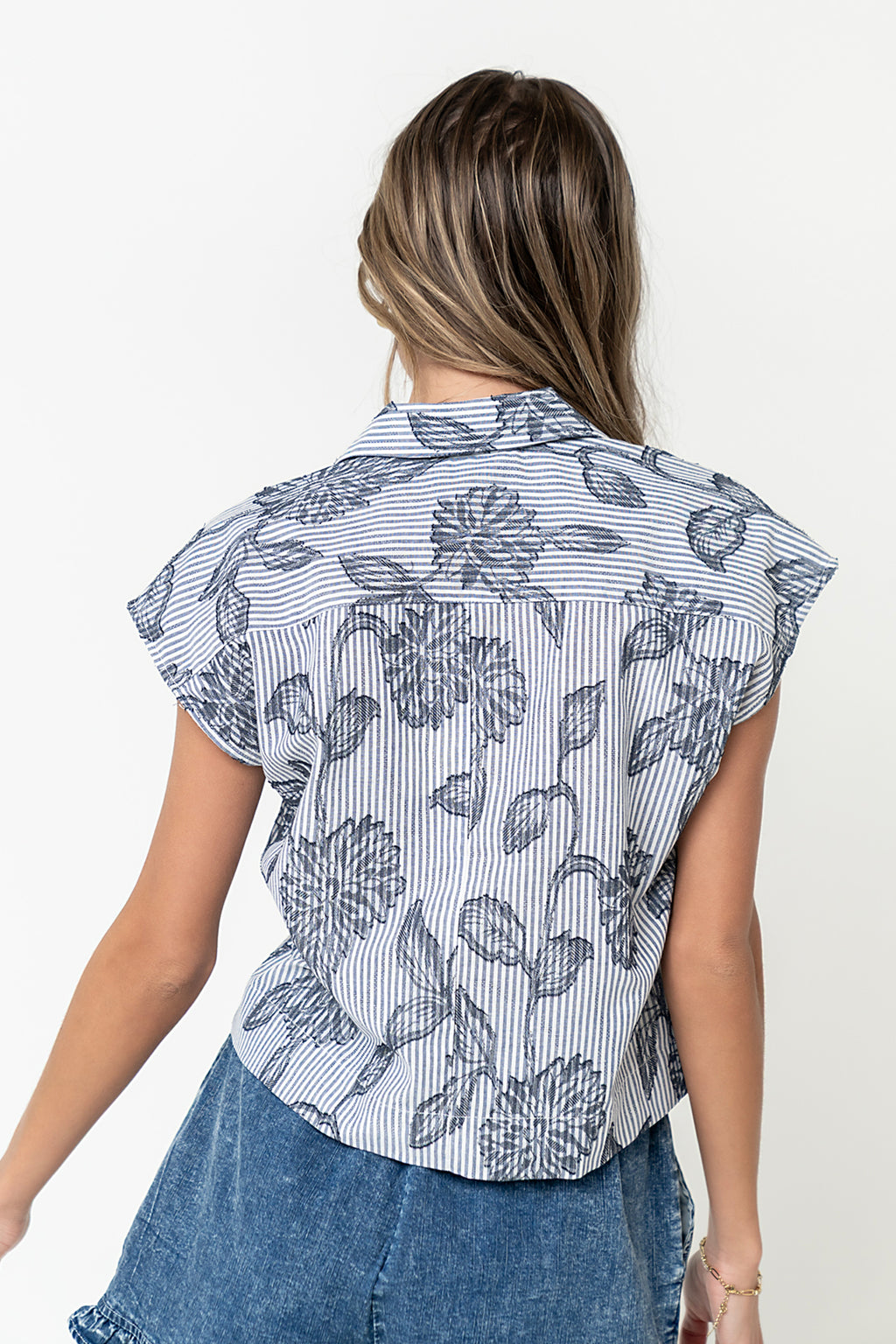Calliope Floral Button Up