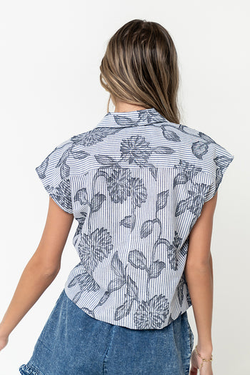 Calliope Floral Button Up