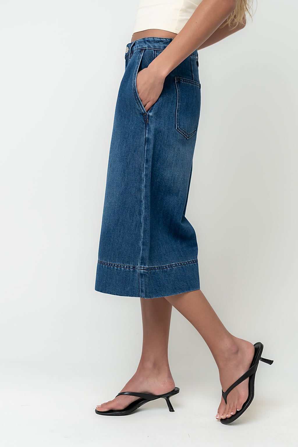 Alix Denim Culottes