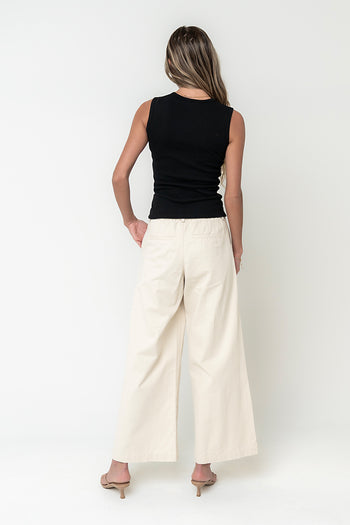 Nina Asymmetrical Tank in Black