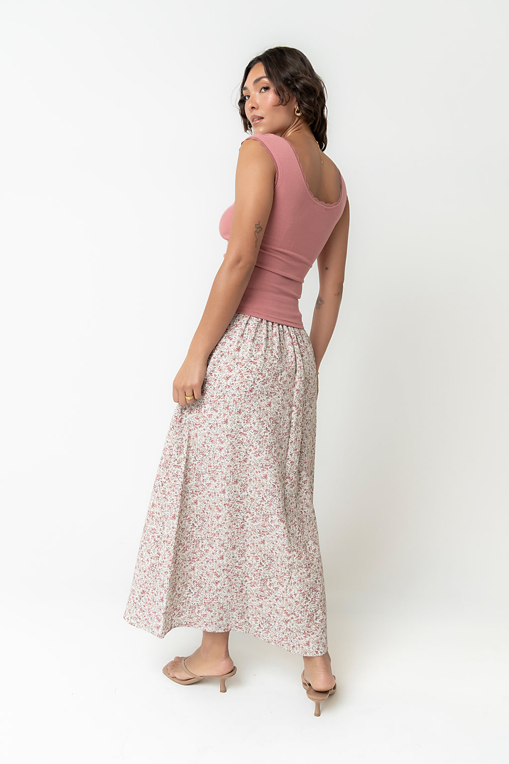 Averie Floral Maxi Skirt