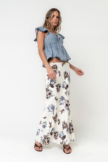 Maggie Denim Blouse
