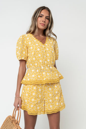 Isabel Embroidered Shorts