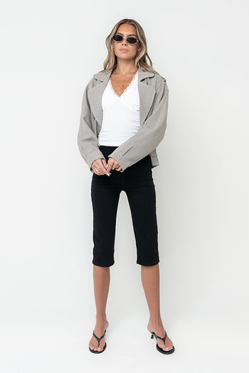 Abby Cropped Trench Coat