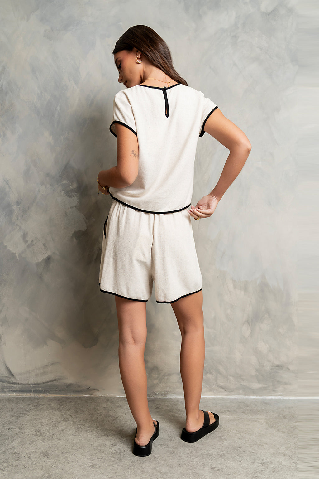 Alayna Contrast Shorts