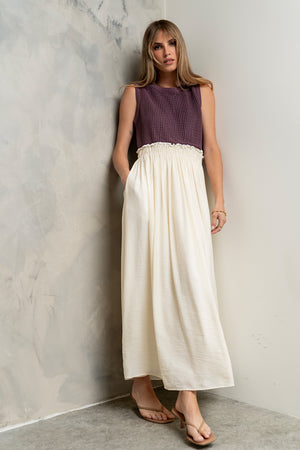 Serafina Maxi Dress in Plum