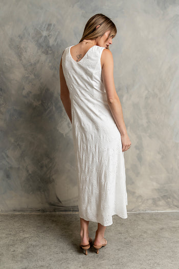 Felicity Eyelet Midi Dress