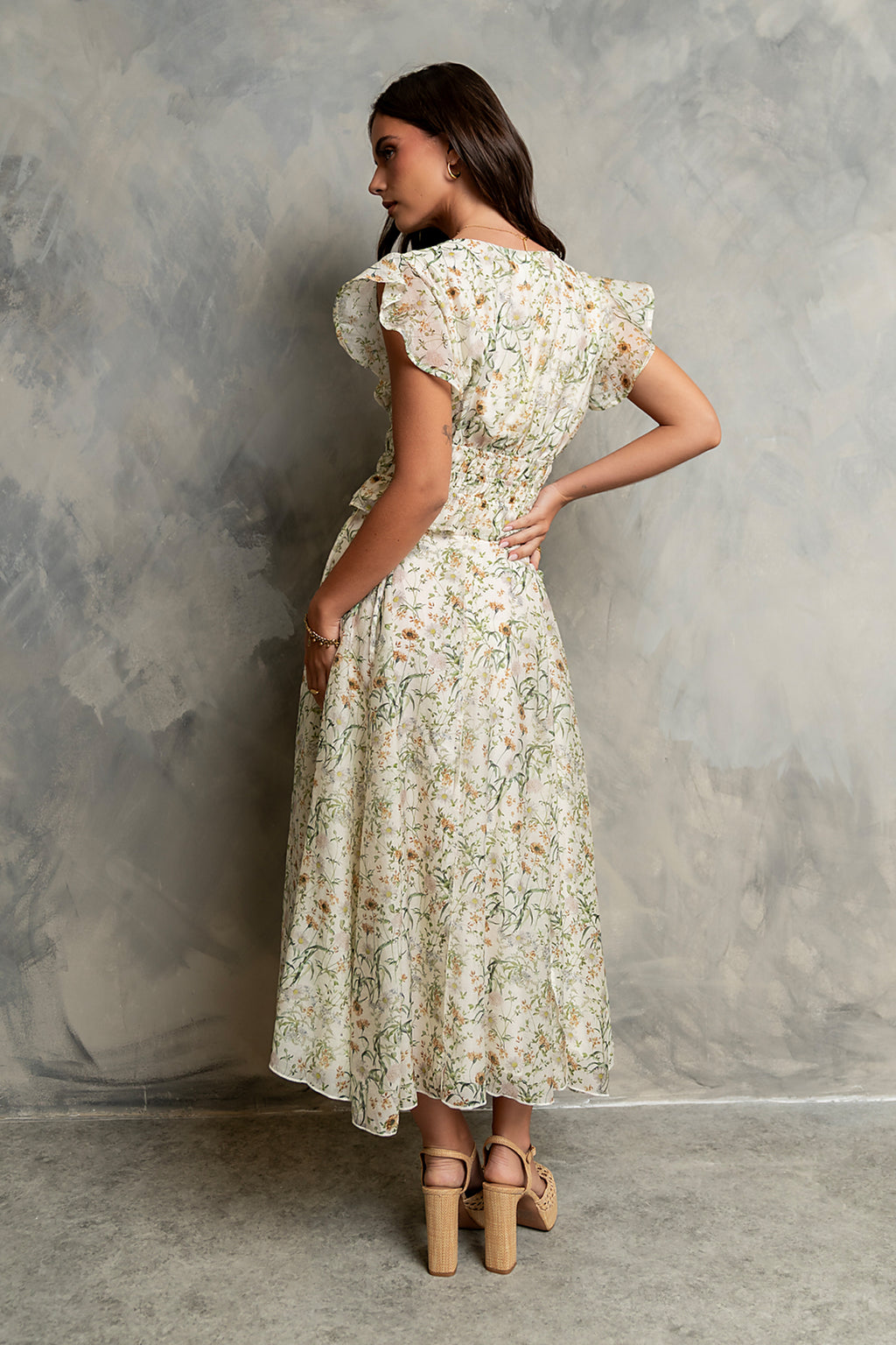 Carlie Floral Midi Skirt