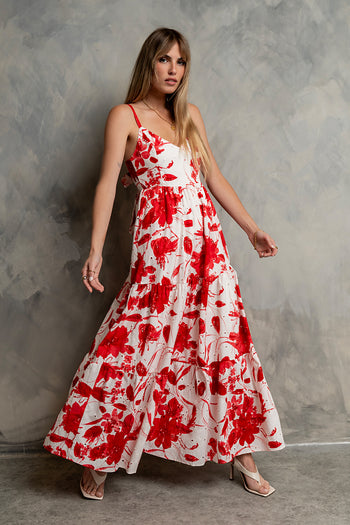 Annika Embroidered Maxi Dress