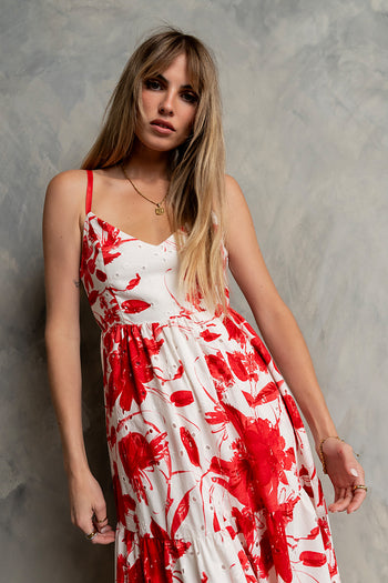 Annika Embroidered Maxi Dress