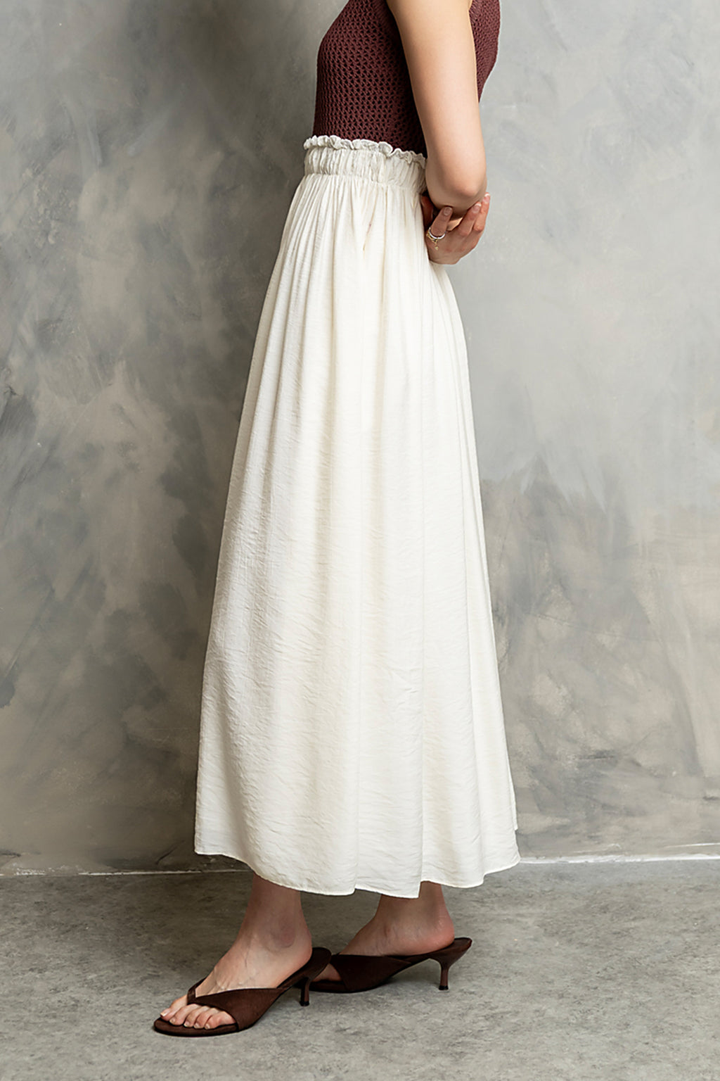 Serafina Maxi Dress in Marsala