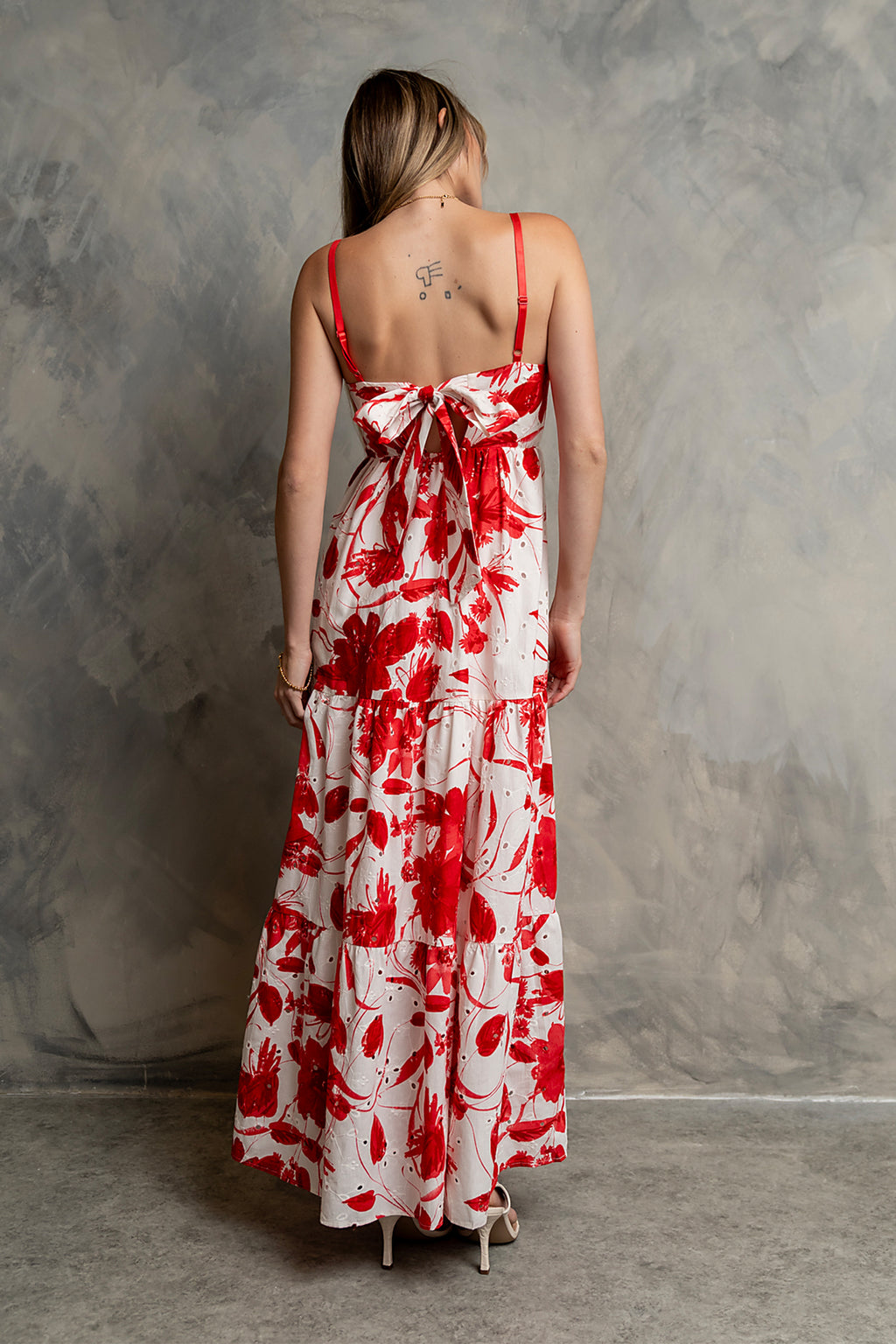 Annika Embroidered Maxi Dress