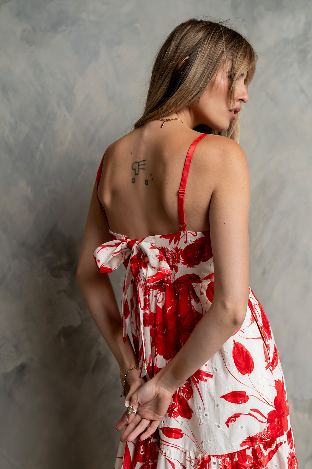 Annika Embroidered Maxi Dress