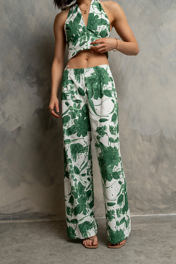 Trina Eyelet Wide Leg Pants