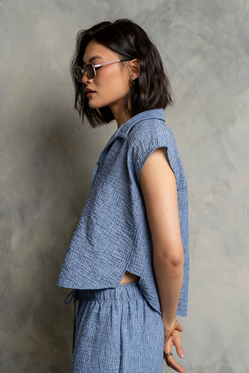 Sammie Striped Button Up