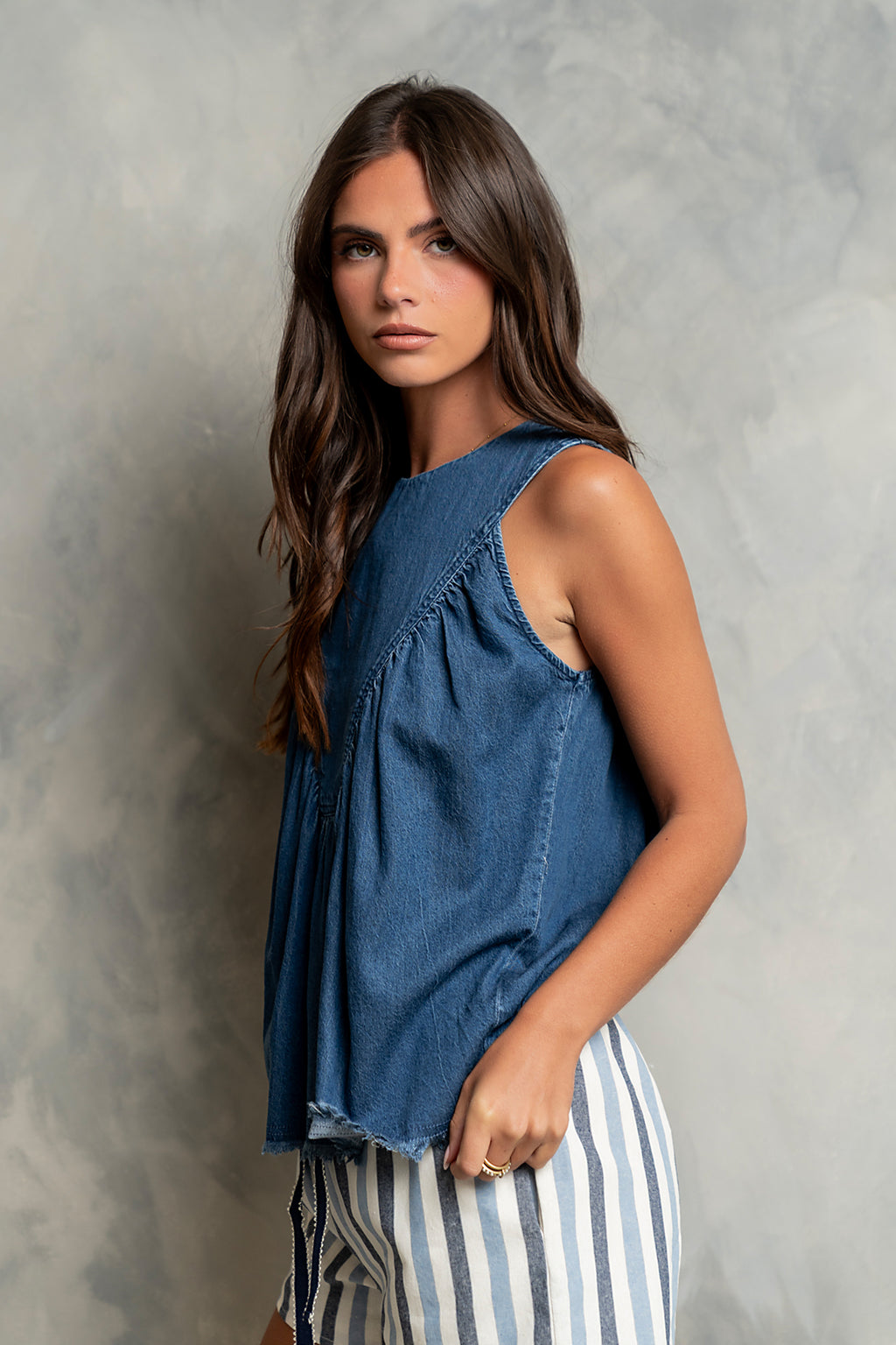 Haden Denim Tank