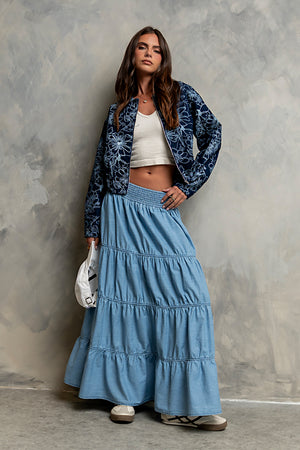 Katelyn Denim Skirt