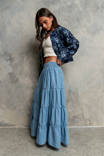 Katelyn Denim Skirt