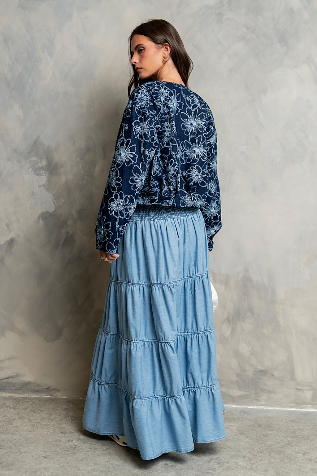 Katelyn Denim Skirt