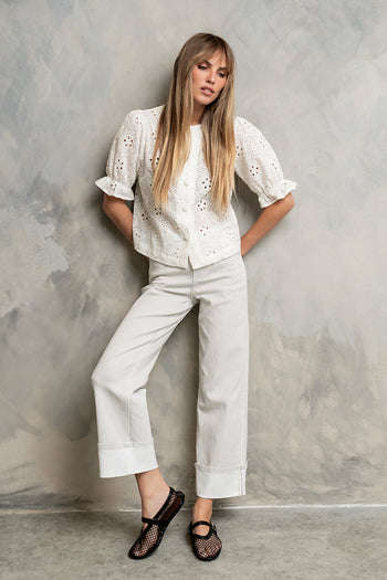 Camille Striped Wide Leg Pants