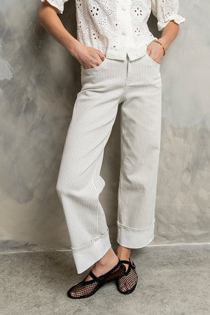 Camille Striped Wide Leg Pants