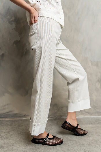 Camille Striped Wide Leg Pants
