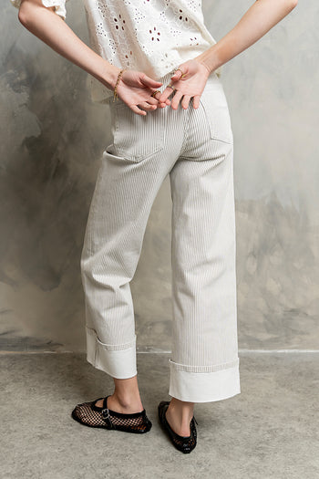 Camille Striped Wide Leg Pants