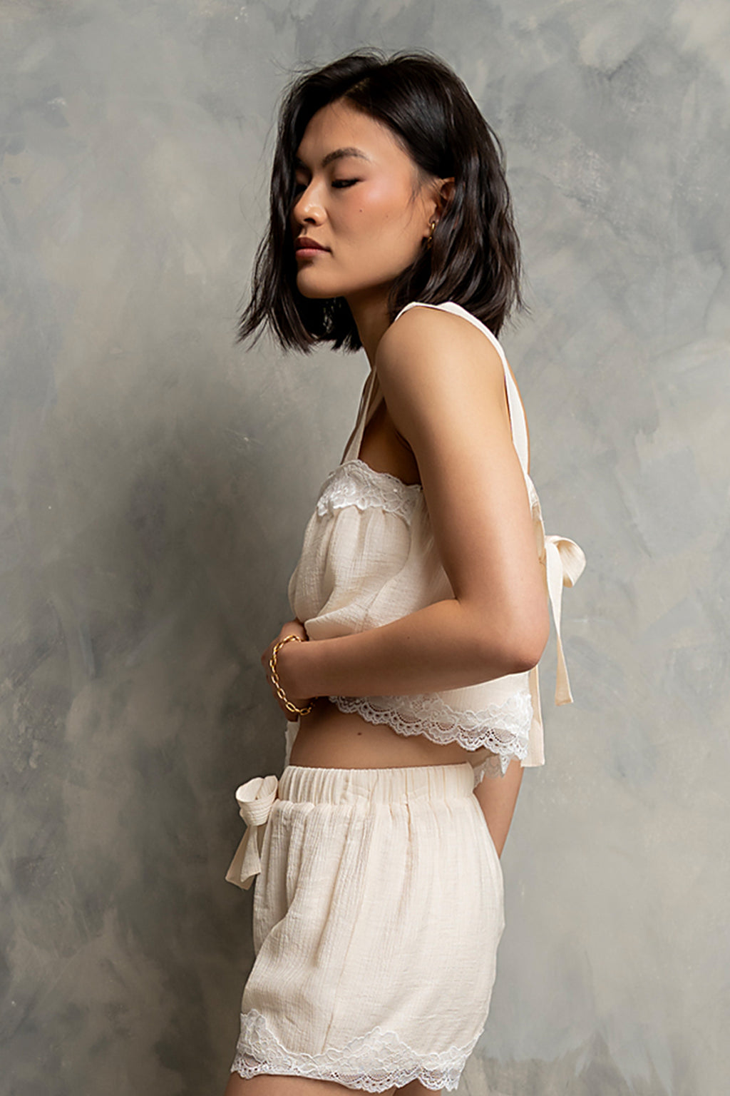 Elsie Lace Trim Tank
