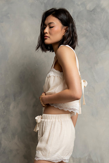 Elsie Lace Trim Tank