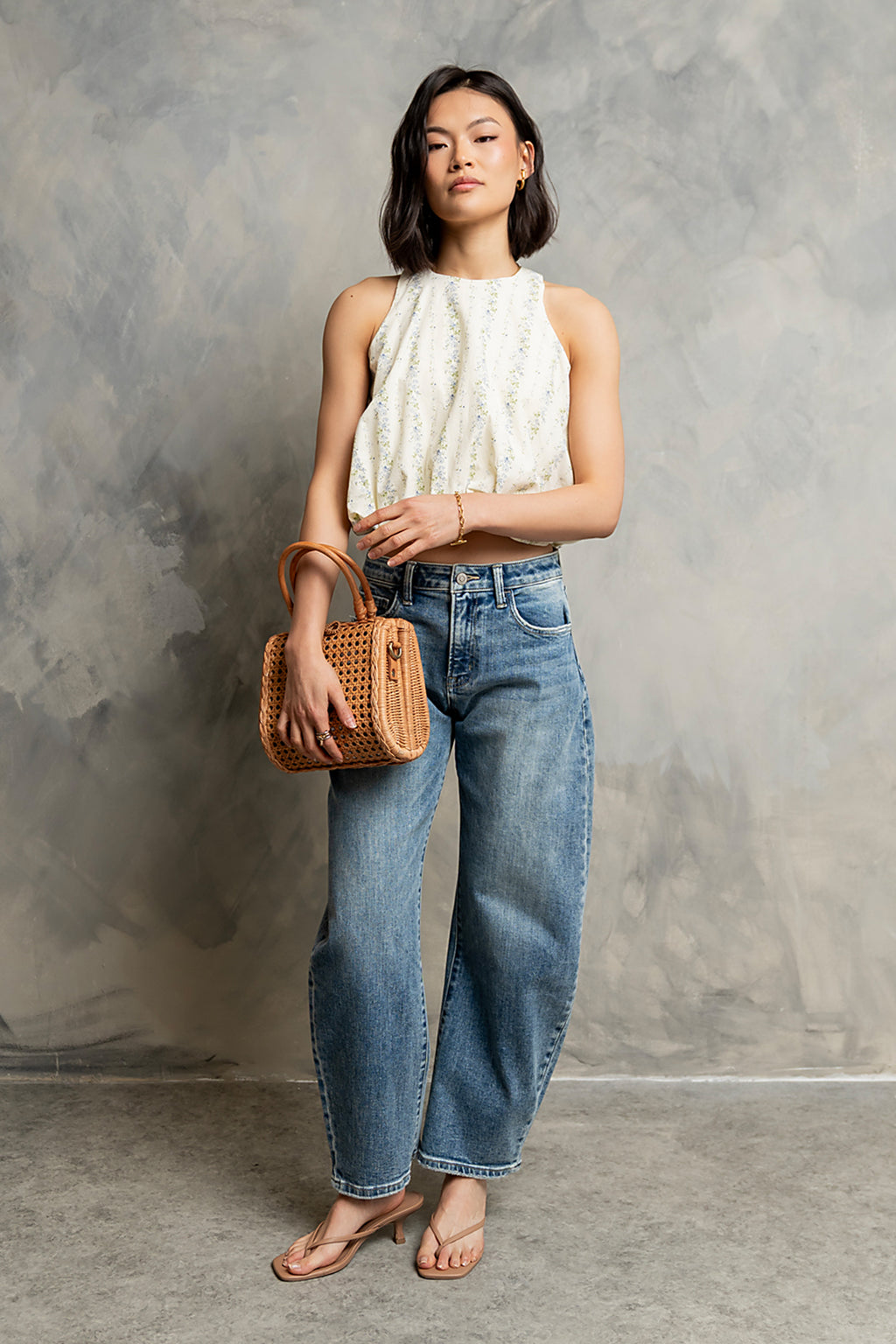Lara Bubble Tank Top
