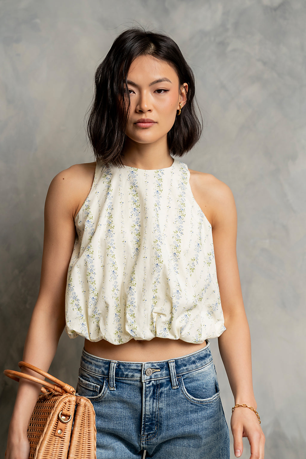 Lara Bubble Tank Top