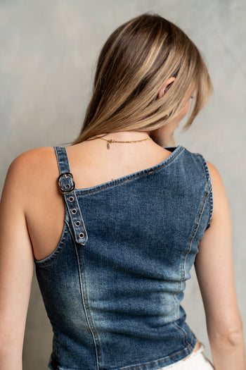 Nicki Denim Tank Top