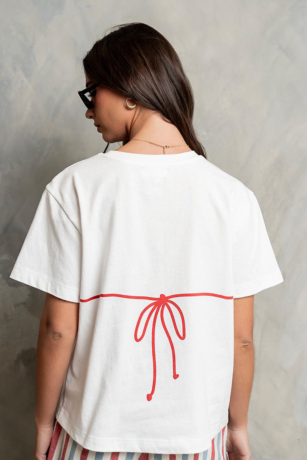 Juno Graphic Tee in Red