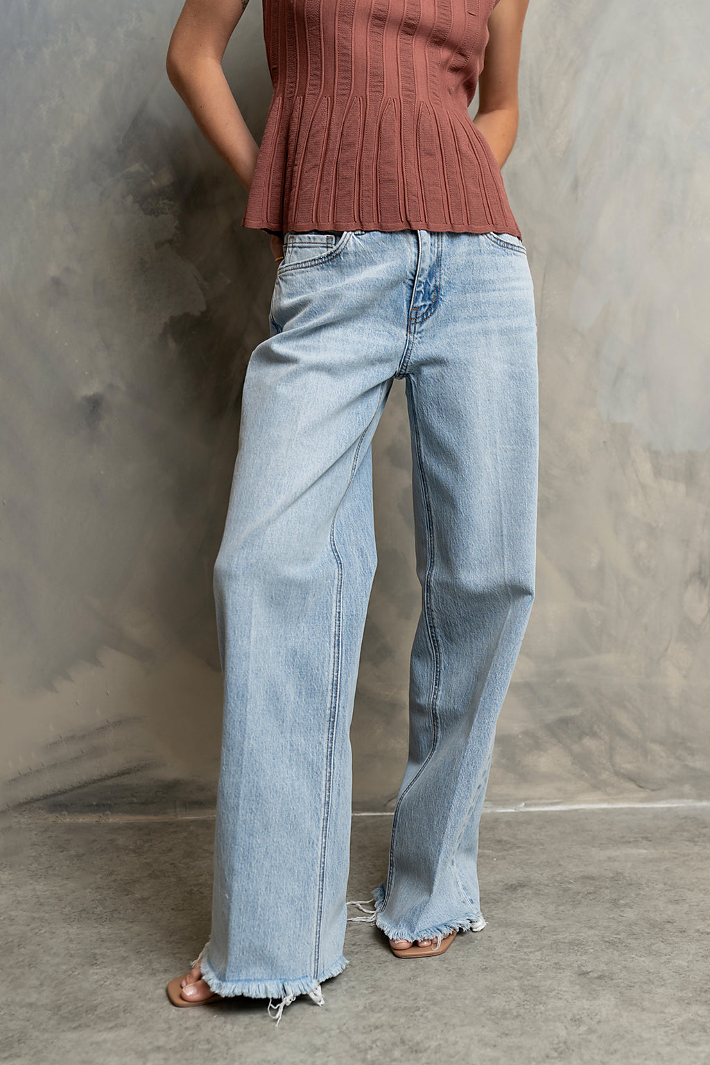Wrenlee Wide Leg Jeans