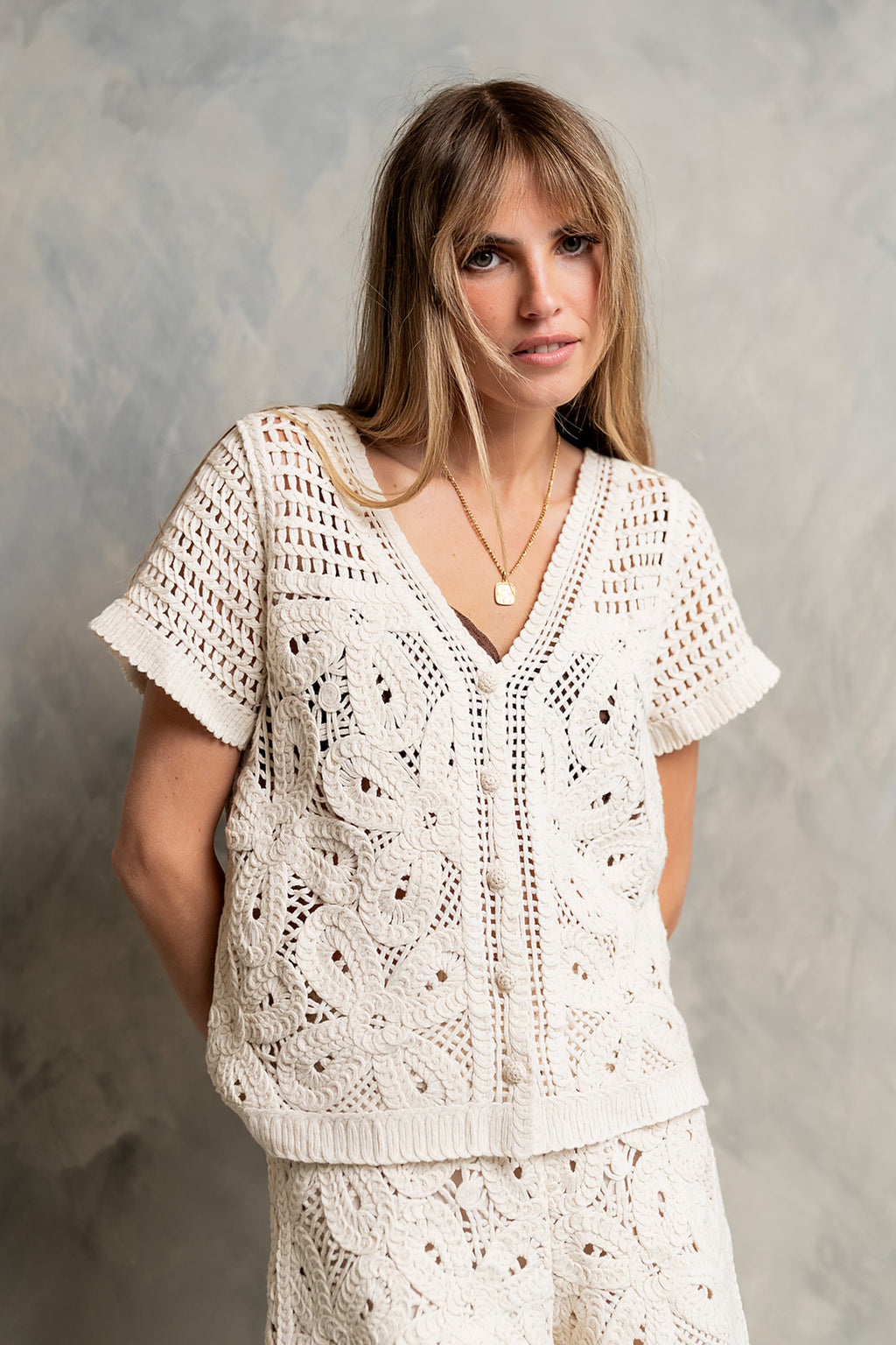 Kynnli Crochet Top
