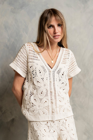 Kynnli Crochet Top