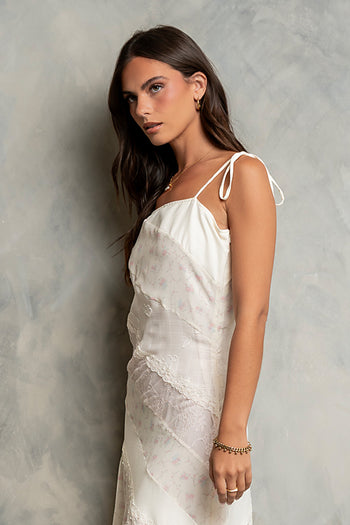 Jones Mixed Media Maxi Dress