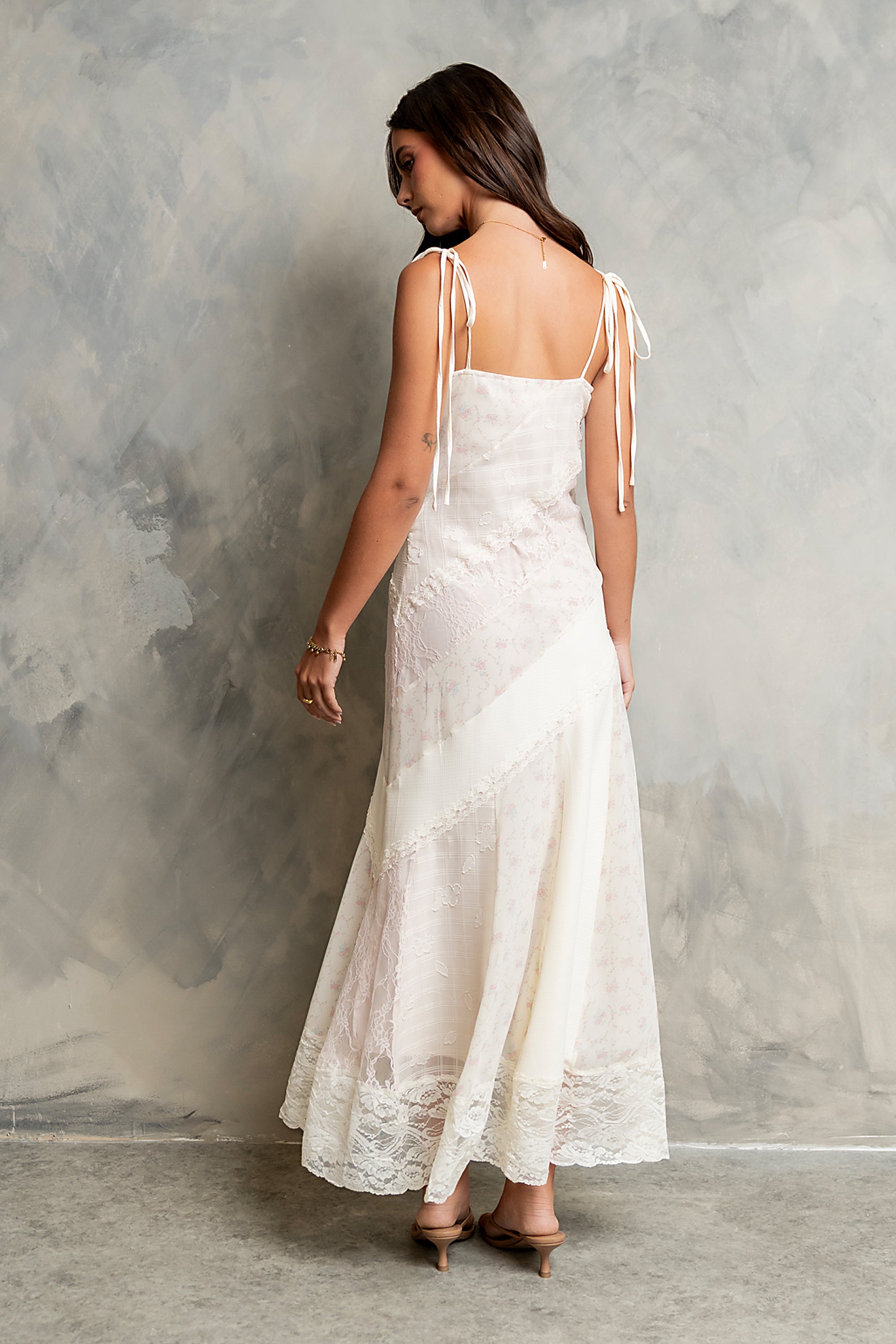 Jones Mixed Media Maxi Dress - FINAL SALE