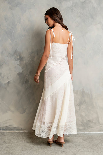 Jones Mixed Media Maxi Dress