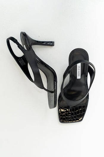 Steve Madden Slingback Heels in Black