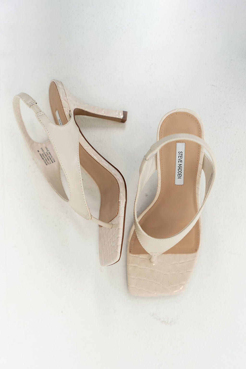 Steve Madden Slingback Heels in Bone