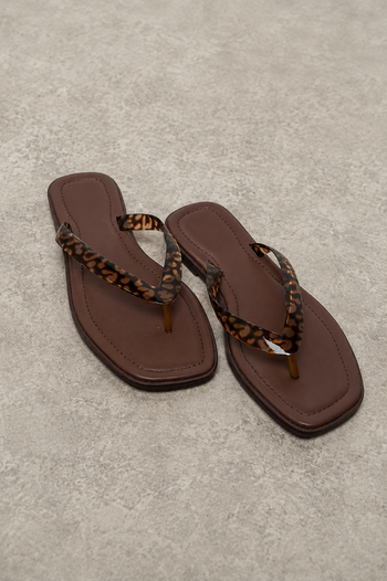 Trixie Jelly Sandal in Leopard