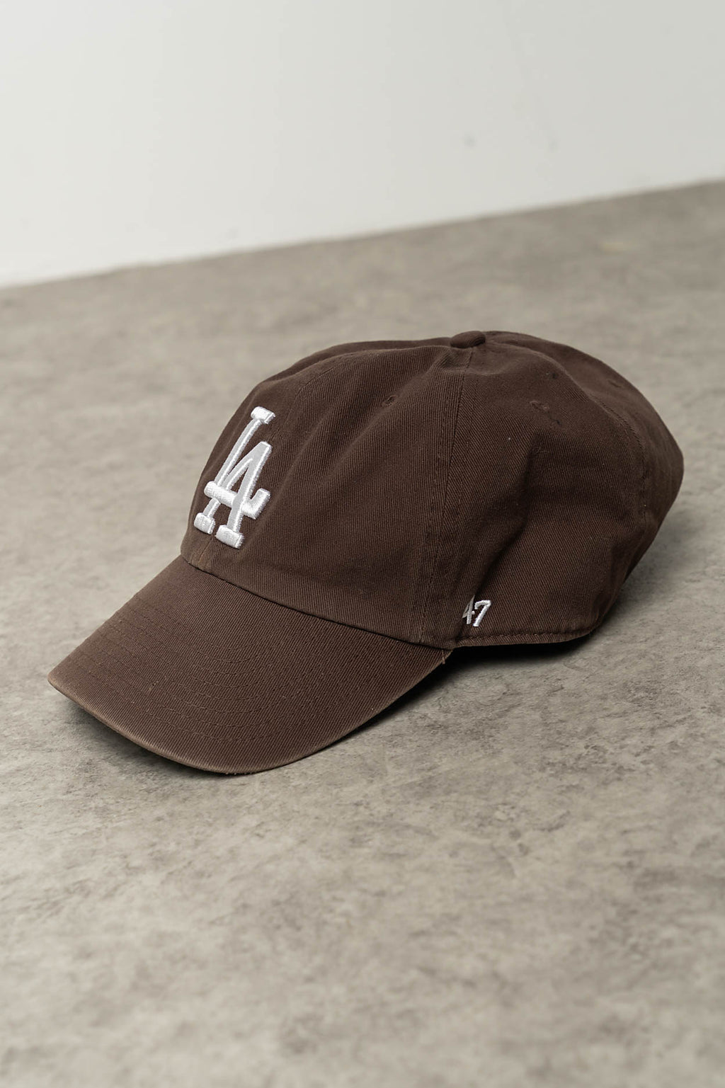 Los Angeles Dodgers Baseball Cap in Brown