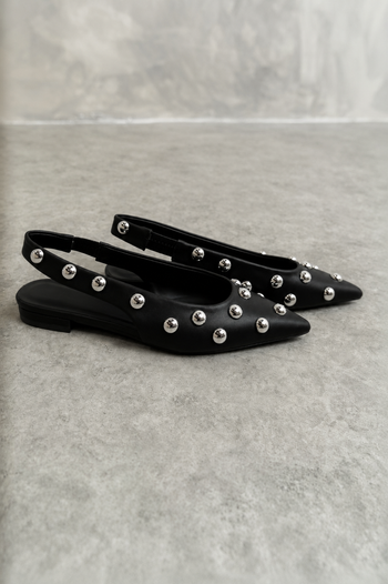 Arizona Slingback Flat in Black