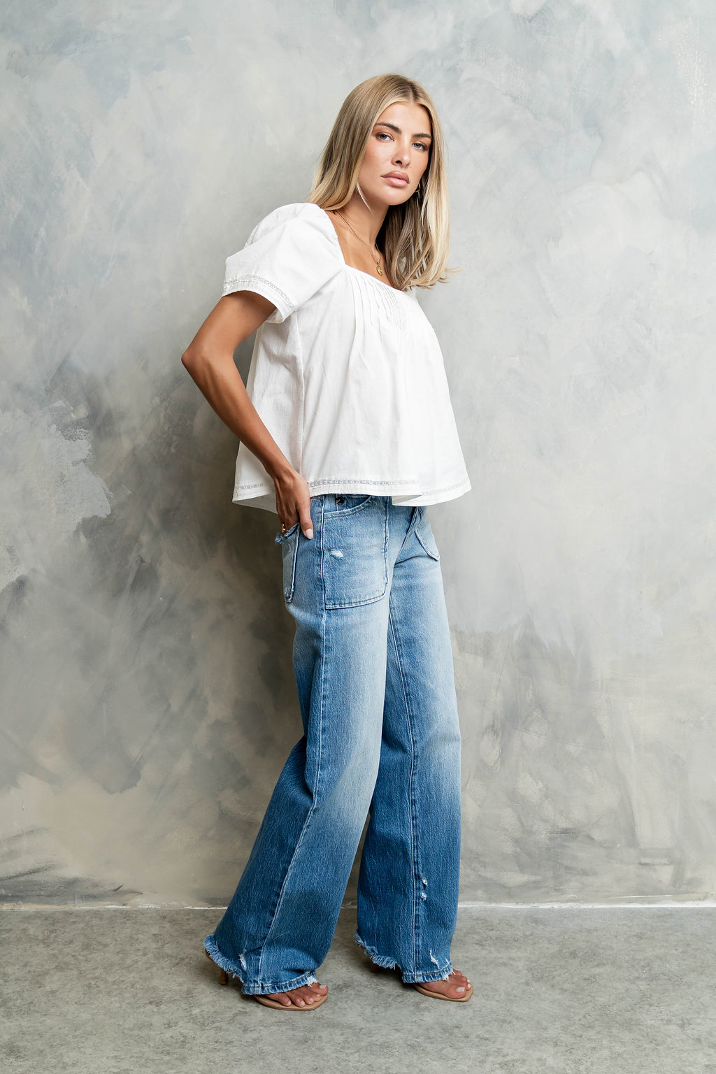 Harmony Pleated Blouse