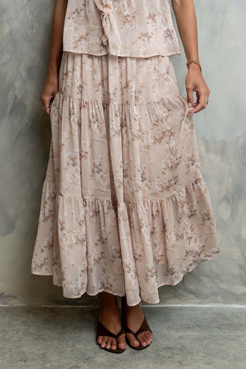 Jelene Floral Maxi Skirt