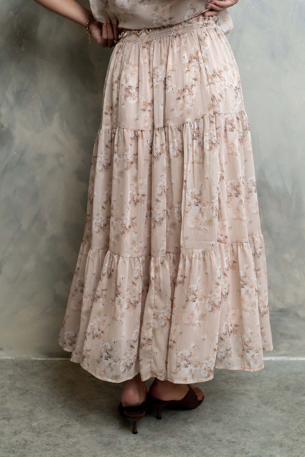 Jelene Floral Maxi Skirt