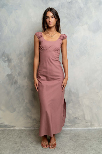Mika Maxi Dress in Mauve